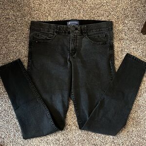 Democracy “Ab” Solution Black Stretch Skinny Slim Leg Jeans Size 14